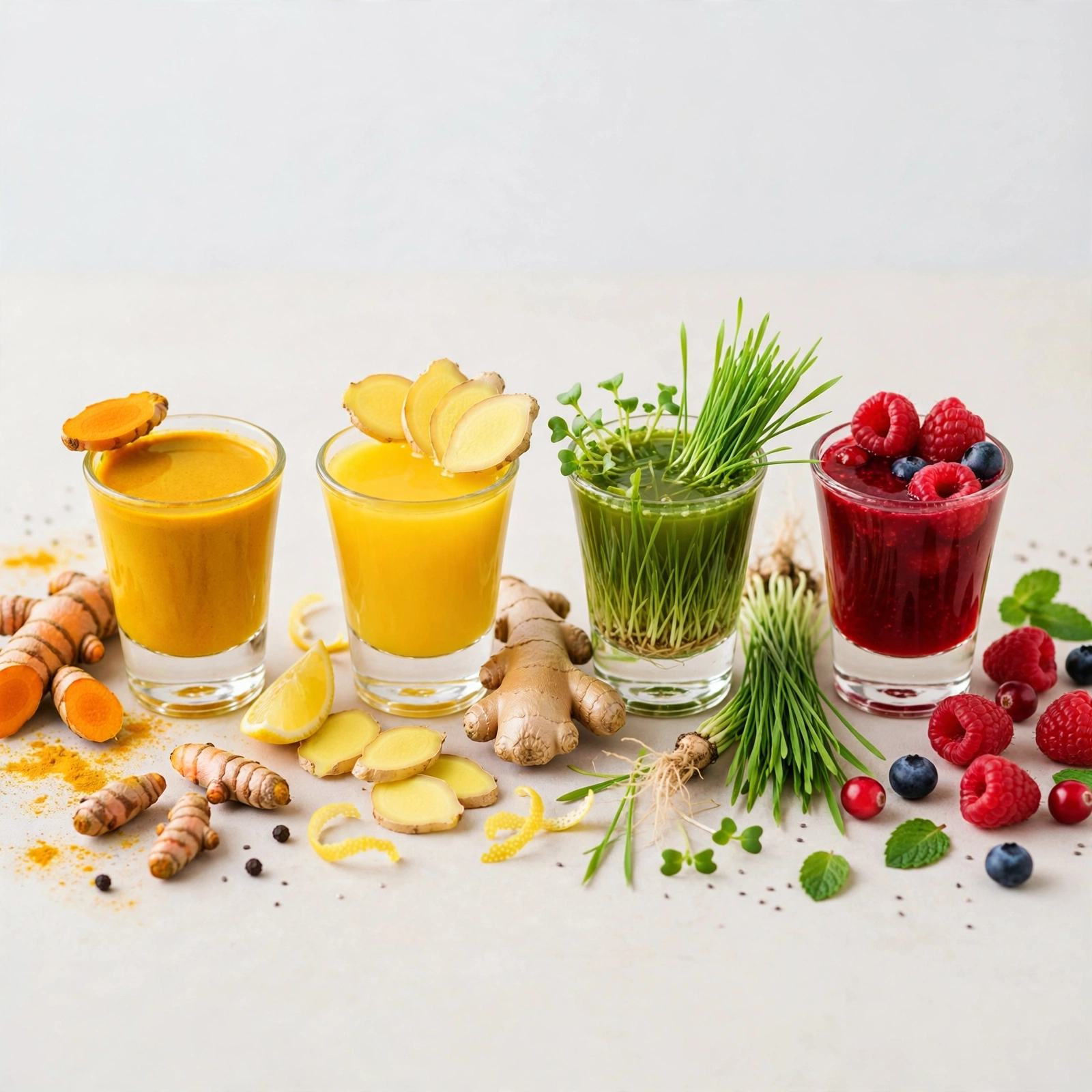 Booster Juice specialty shots menu