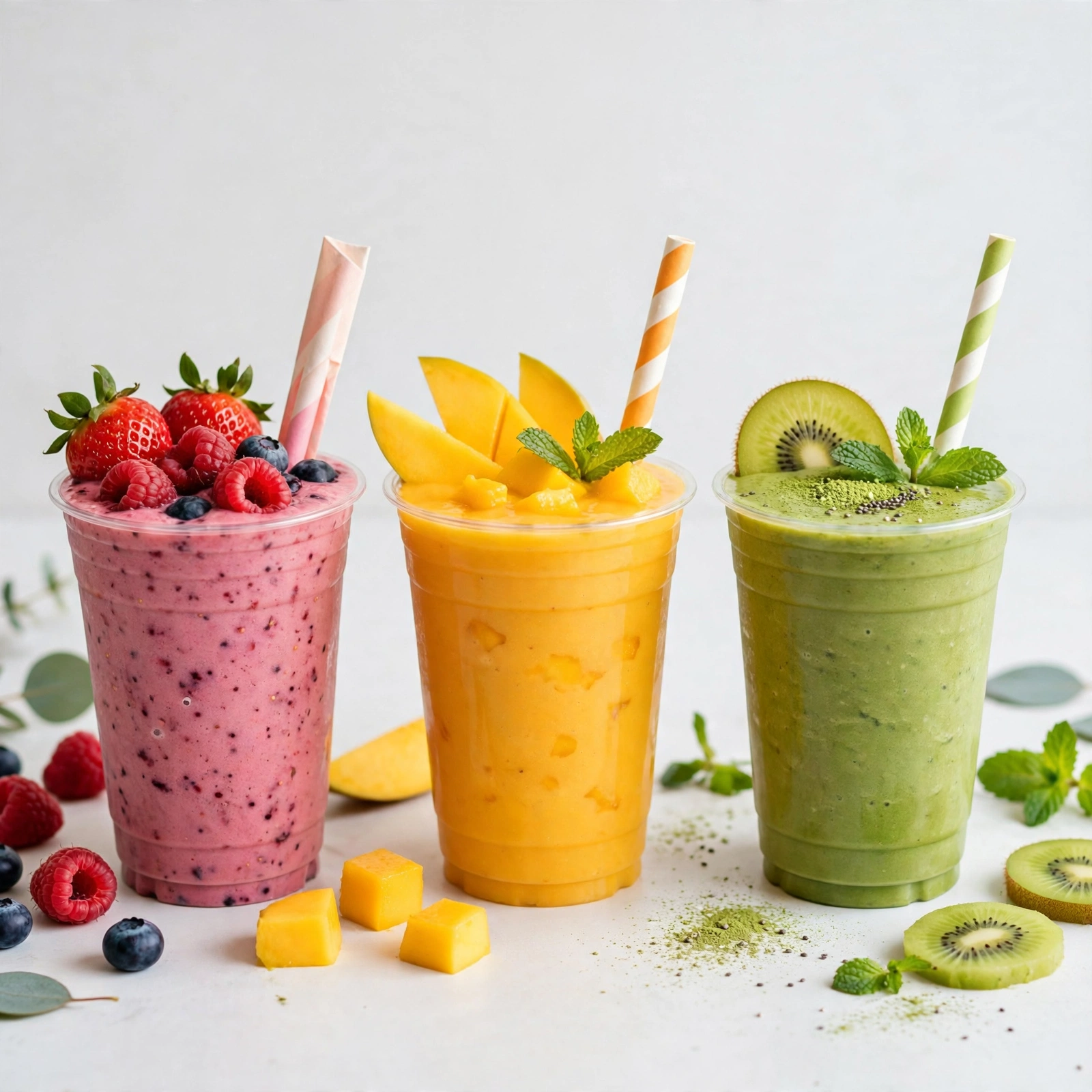Booster Juice smoothies menu
