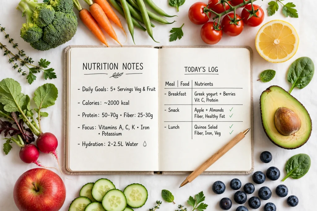 Fresh fruits and nutrition information