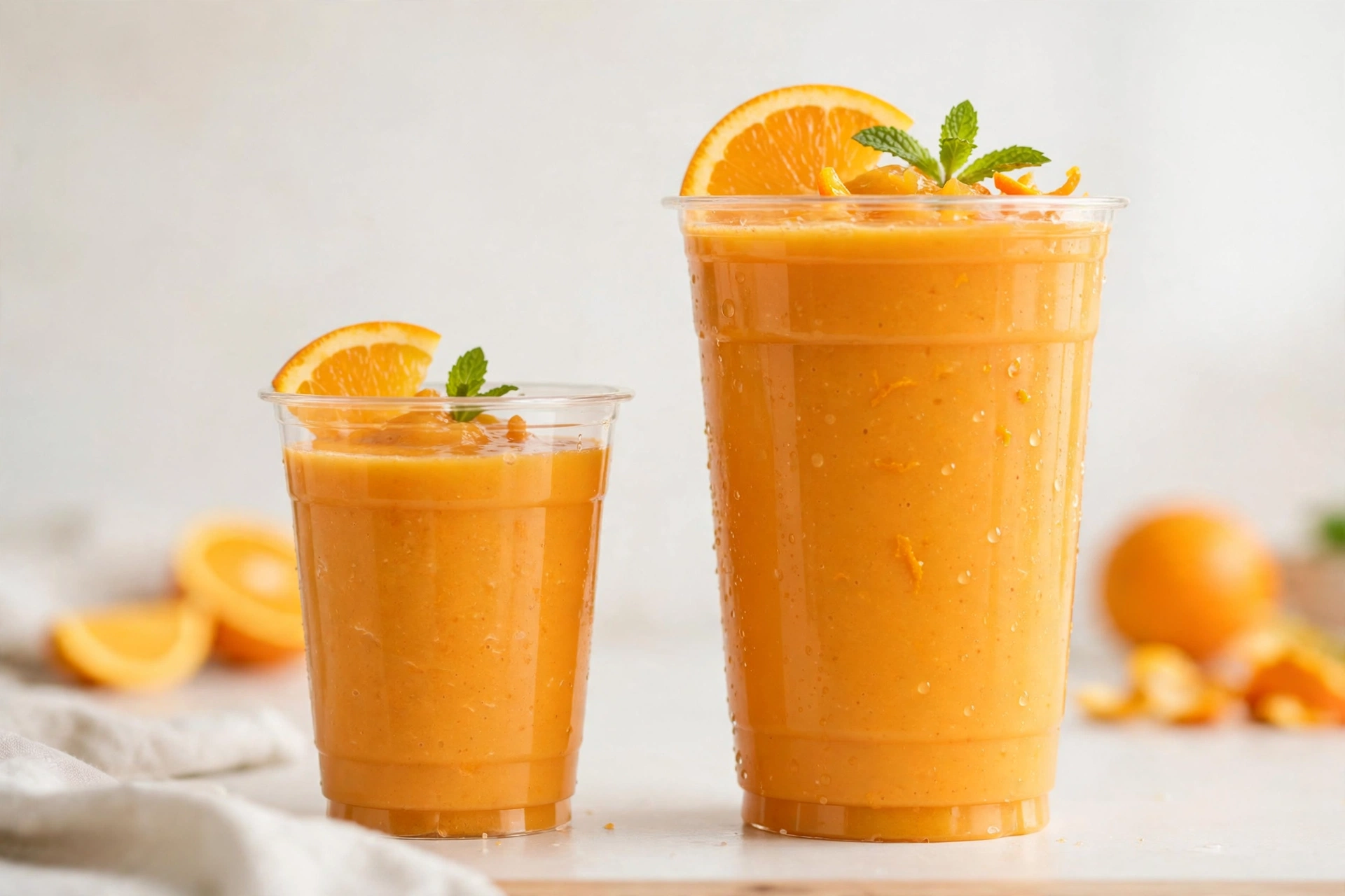 Snack size vs regular size Orangesicle Smoothie